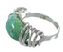 Turquoise And Sterling Silver Ring Size 7-1/4 RX80957